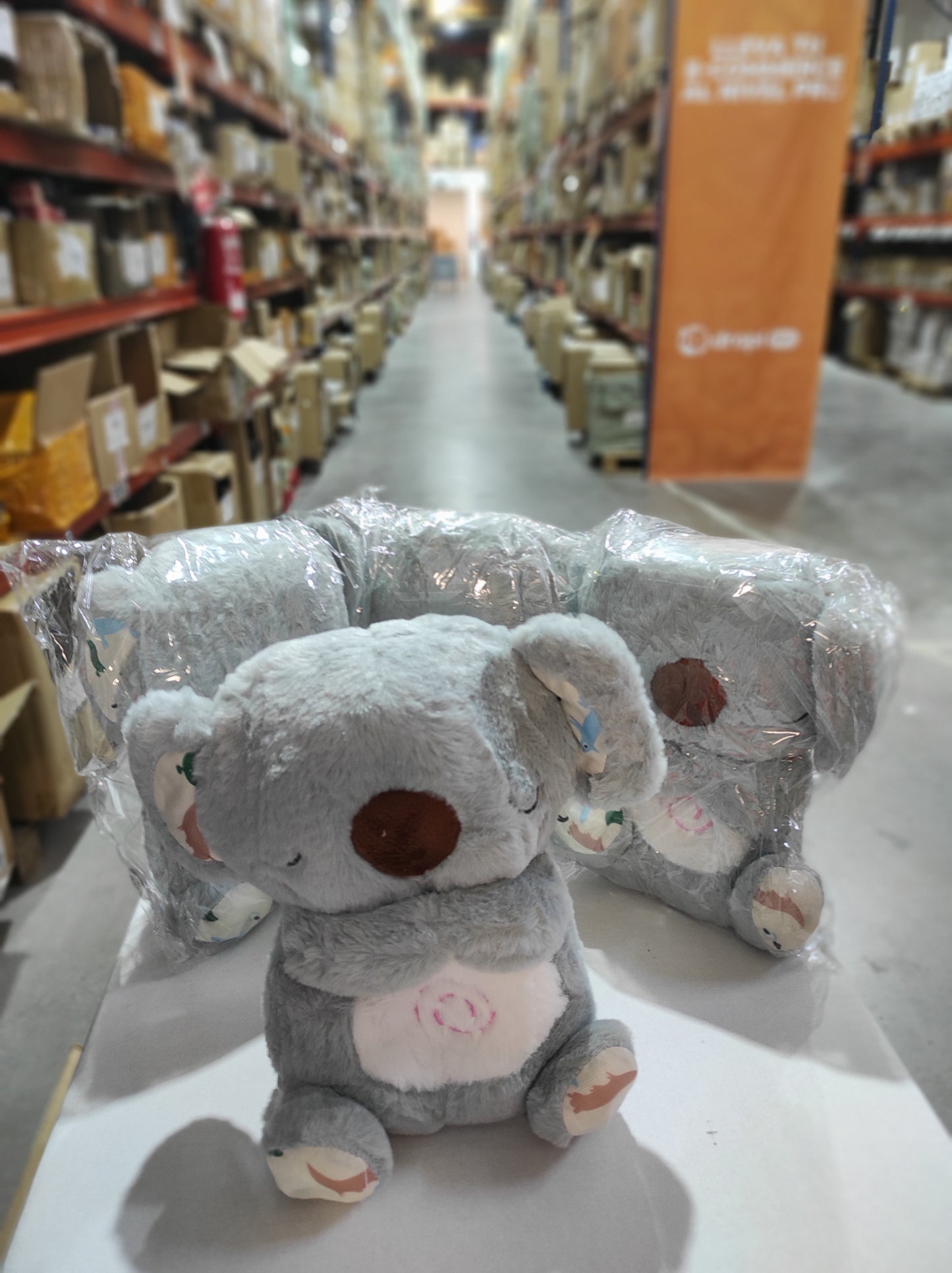 Peluche relajante para bebé que simula respiración (Koala gris) - additional image 2